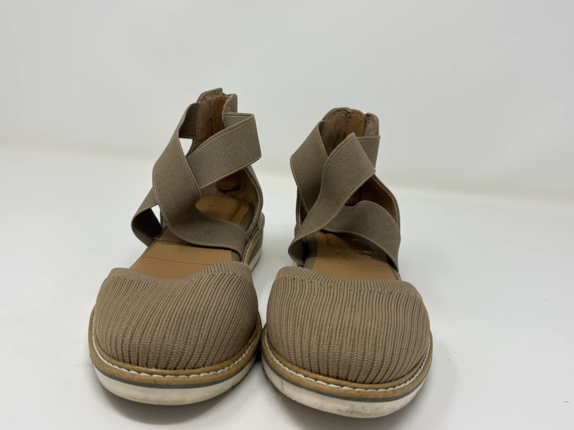 Taupe Knit Sandals