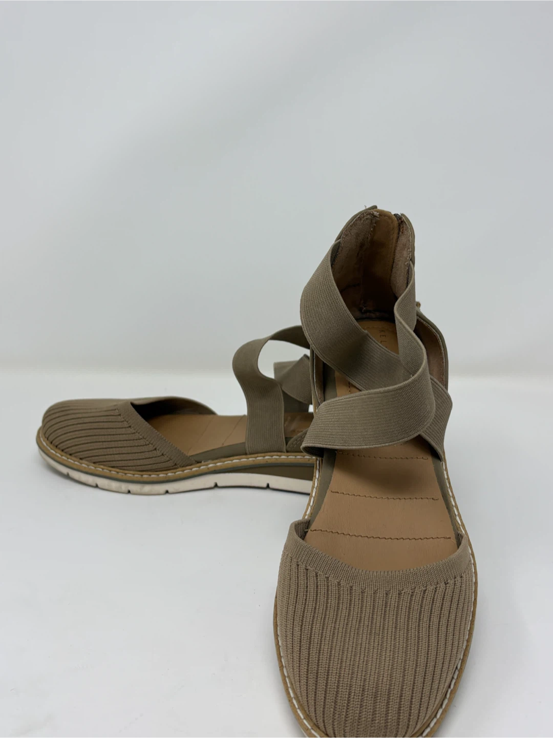 Taupe Knit Sandals - photo 3