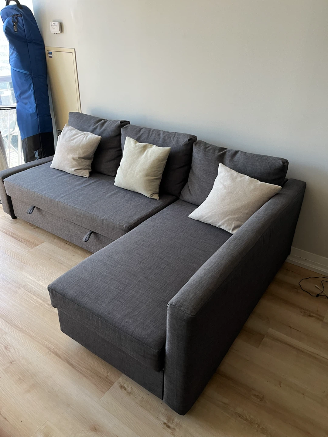 IKEA FRIHETEN Sofa-bed, Storage + EXTRA Cotton Pillows - photo 2
