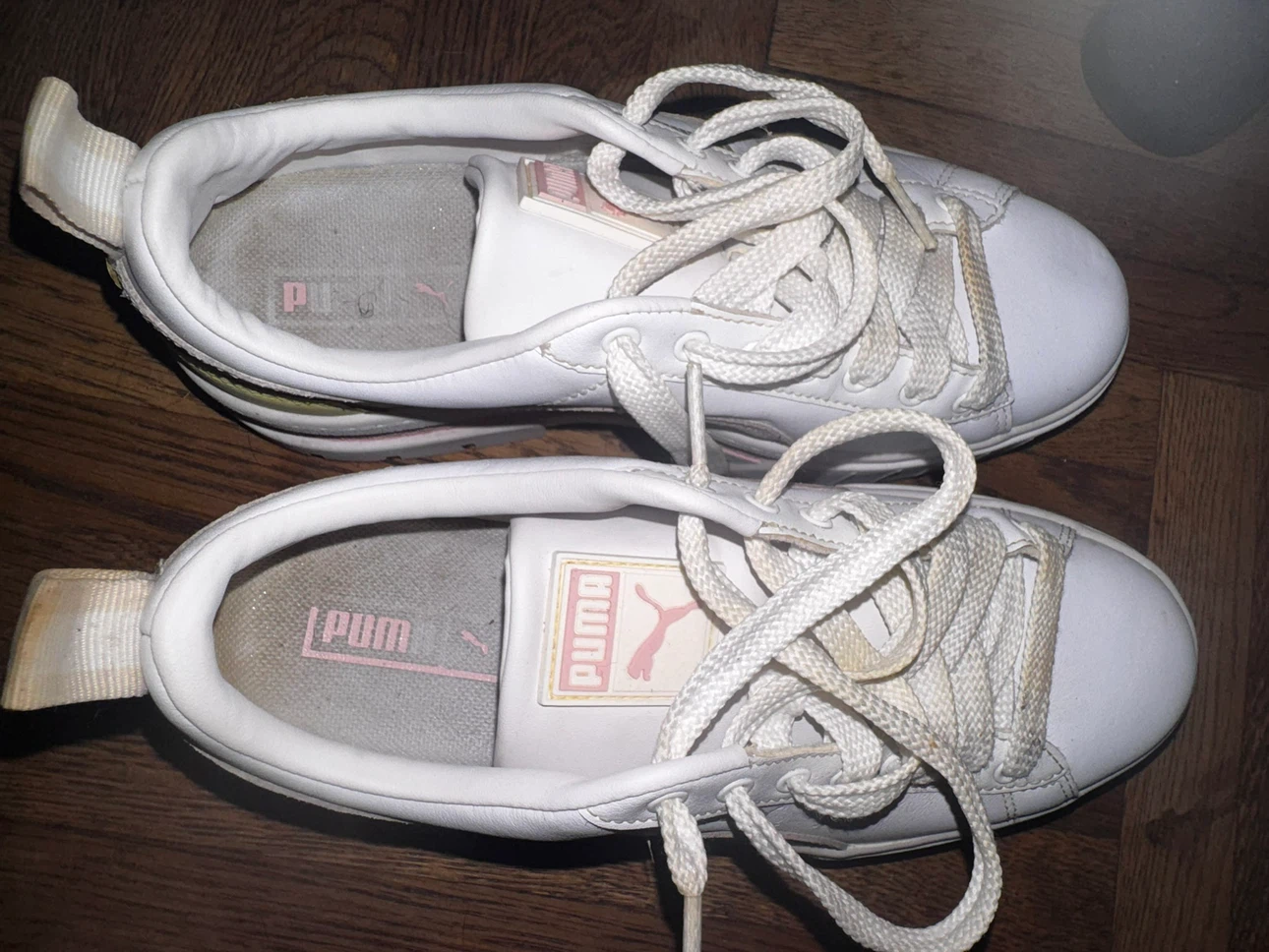 Puma Platform White Sneakers Size 7 - photo 3