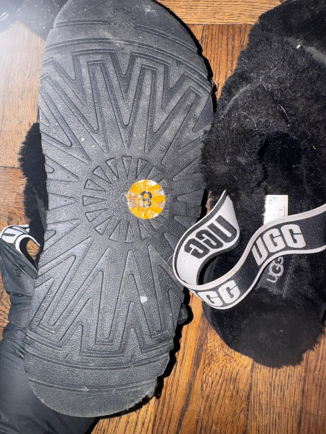 UGG Fluff Yeah Slide Sandals Black - photo 3