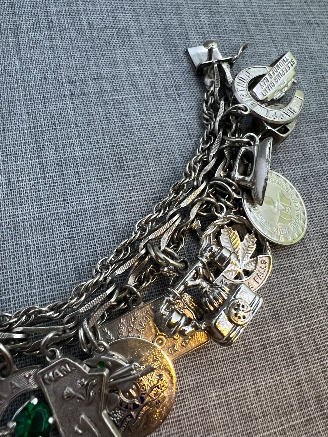 Vintage Sterling Charm Bracelet - photo 2