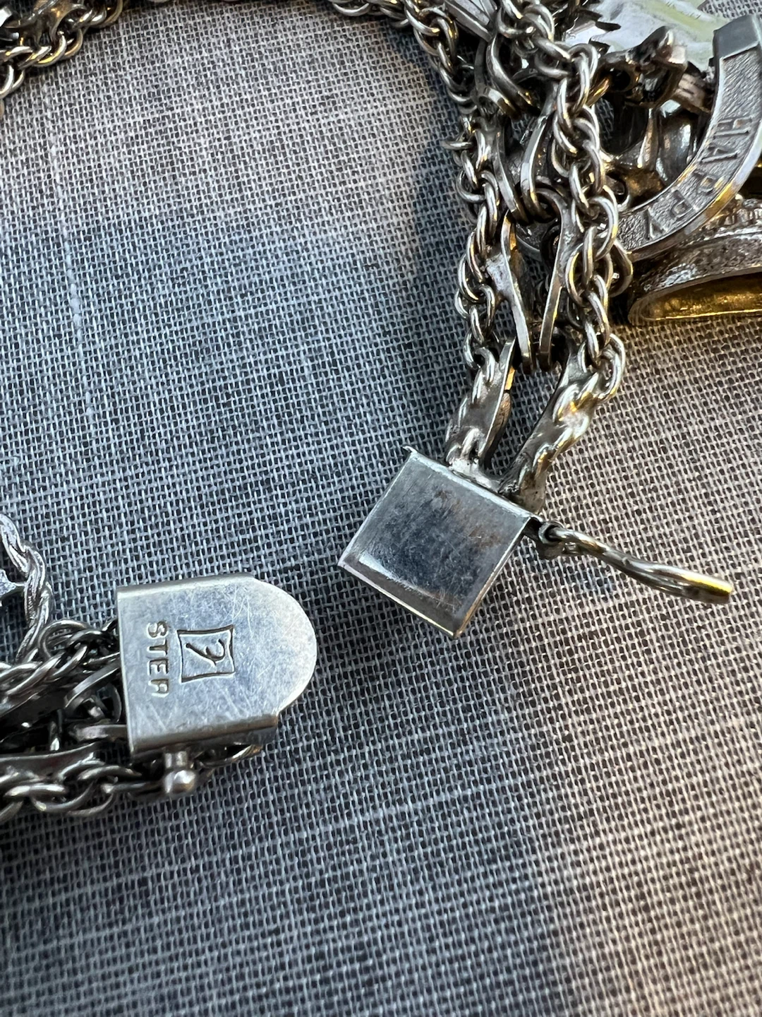 Vintage Sterling Charm Bracelet - photo 4