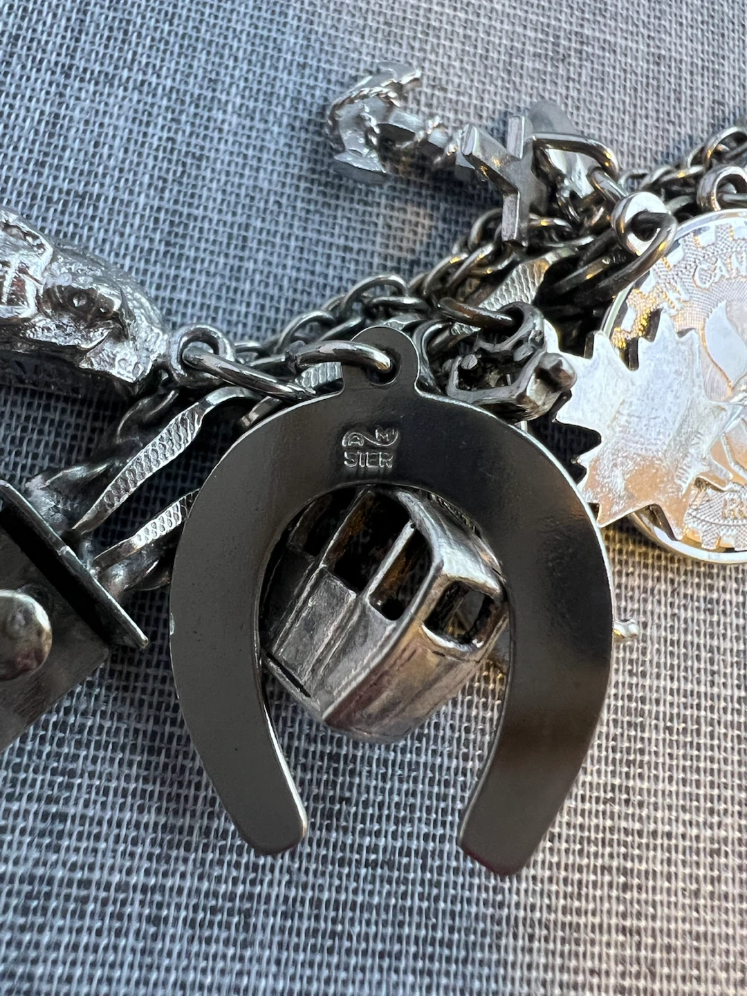 Vintage Sterling Charm Bracelet - photo 5