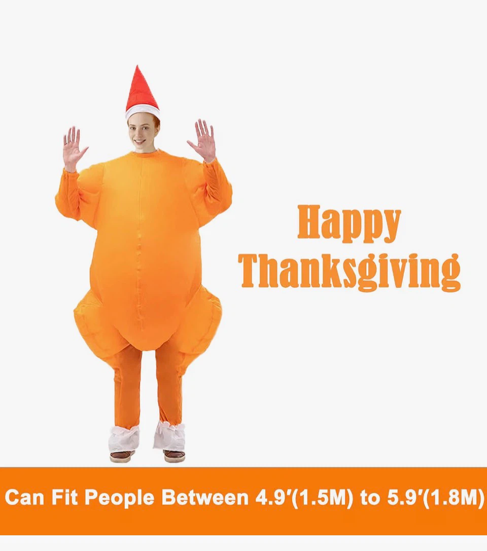 Inflatable Roast Turkey Adult Costume - photo 3