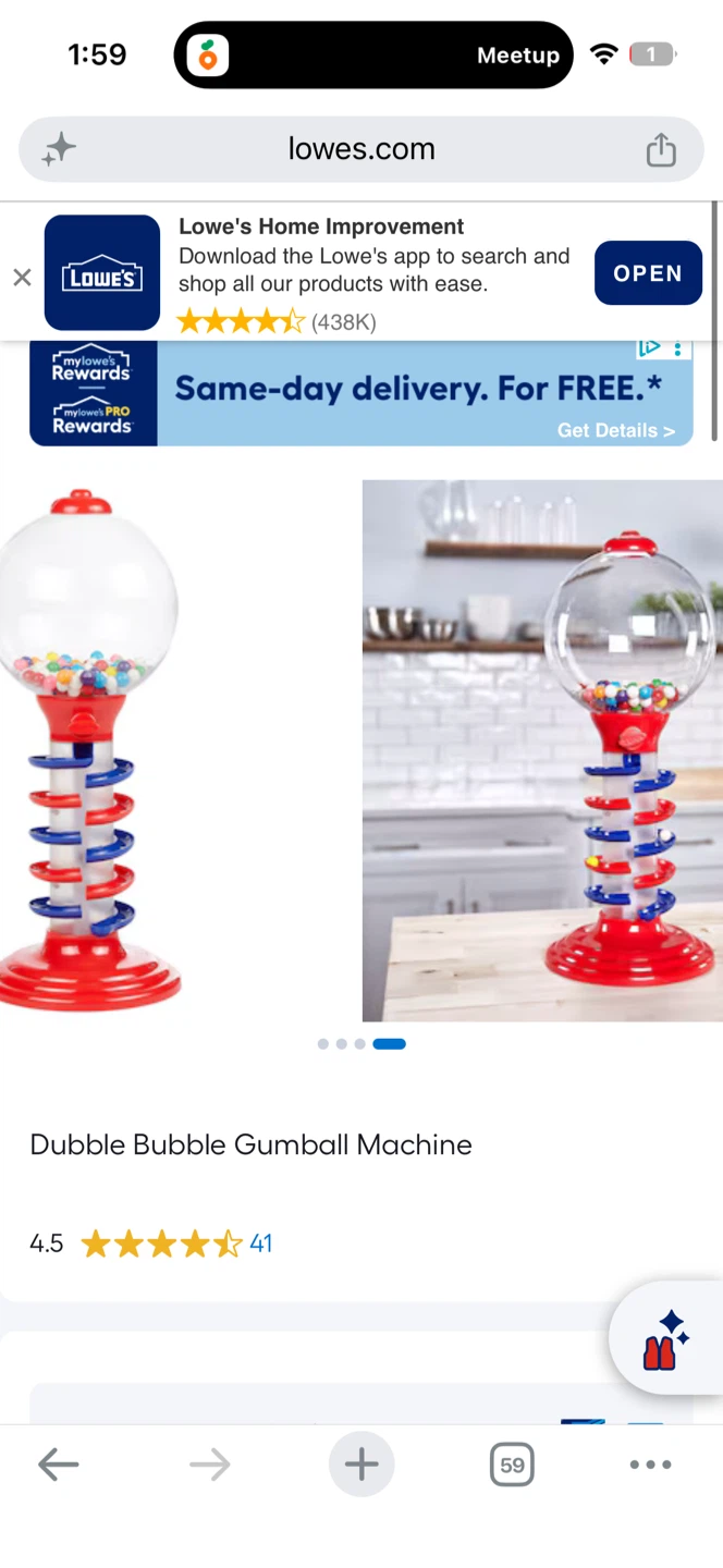 Big Light and Sound Spiral Gumball Bank