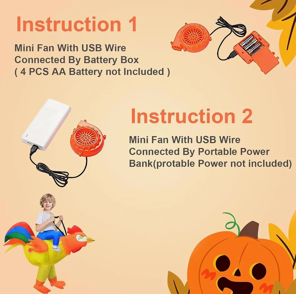 Kids Inflatable Rooster Costume - photo 4