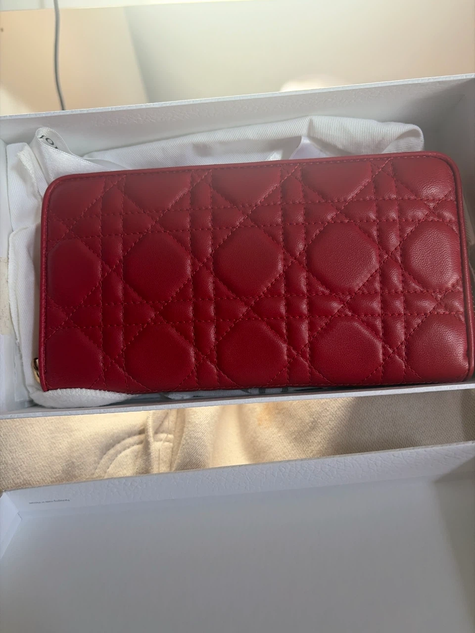 Christian Dior Cannage Zip-Around Wallet - photo 2