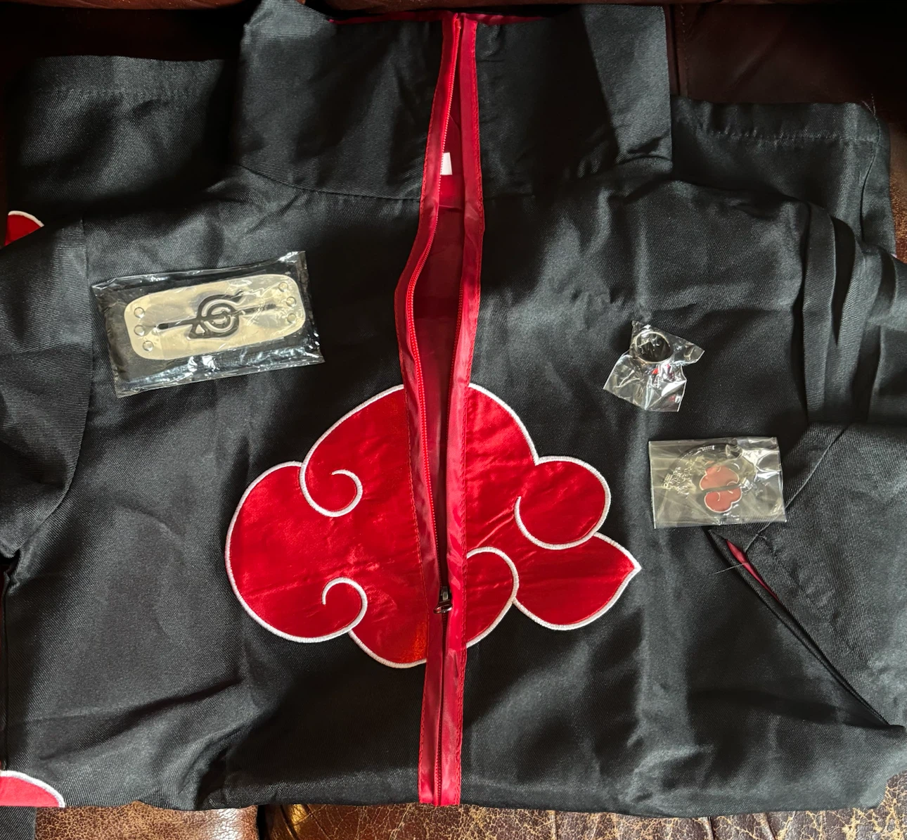 Naruto Akatsuki Cloak/Accessories XXS,XS,S,M,L - photo 3