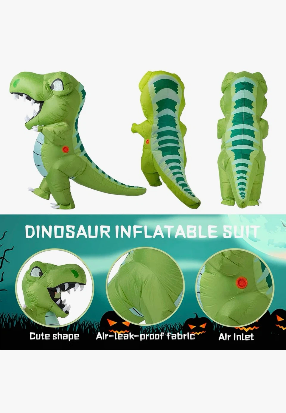 Kids Inflatable Dinosaur Costume - photo 2