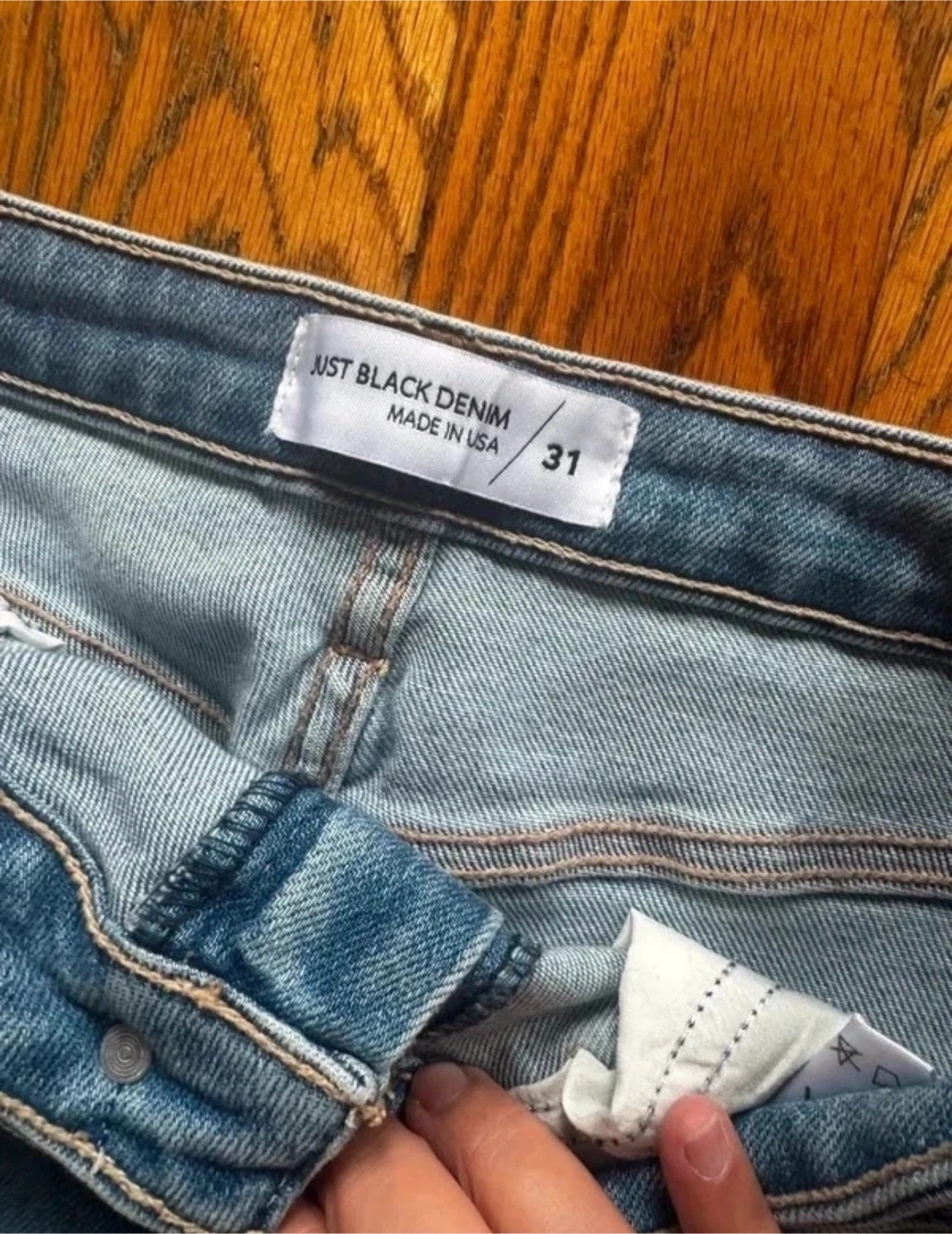 Just Black Denim High Rise Jeans - photo 2