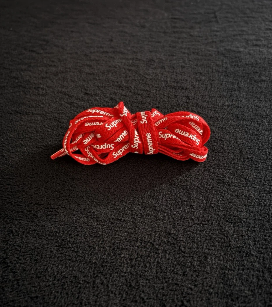 Supreme Red Shoelaces