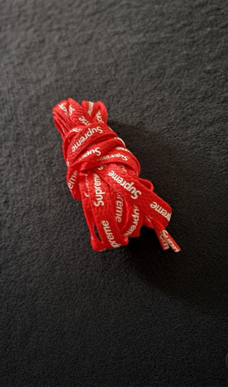 Supreme Red Shoelaces - photo 2