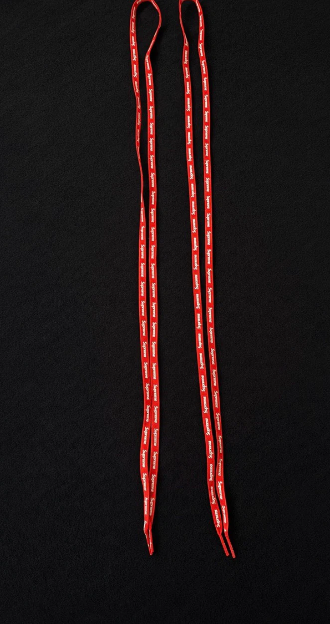 Supreme Red Shoelaces - photo 3
