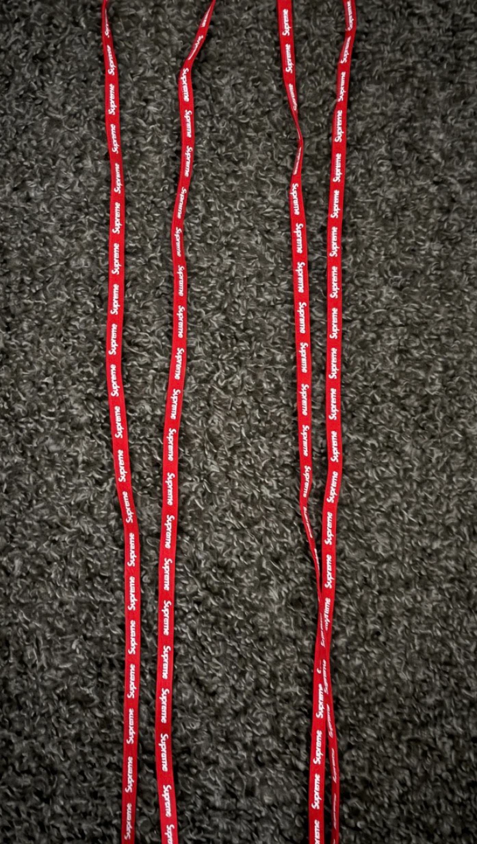 Supreme Red Shoelaces - photo 5