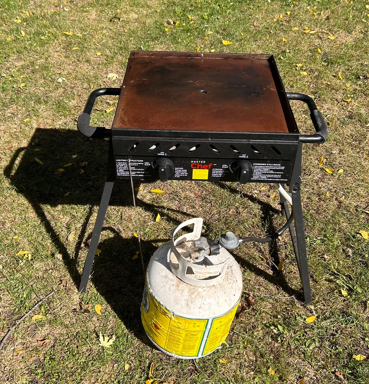 Master Chef Portable Propane Griddle - photo 2