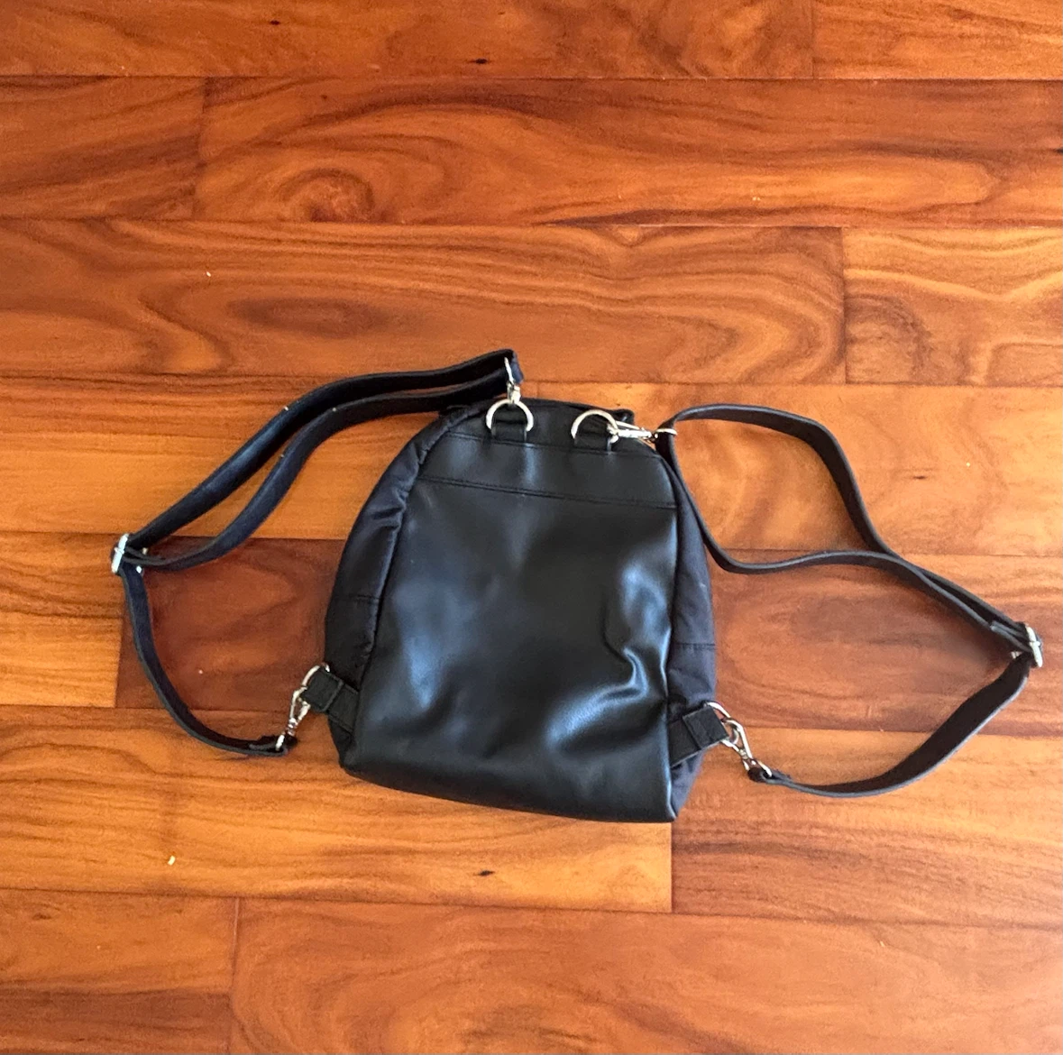 Black mini backpack - photo 2