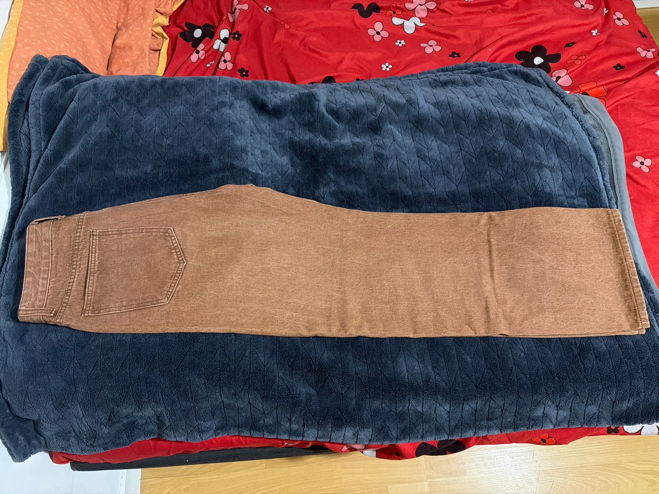 SHEIN Brown Denim Jeans