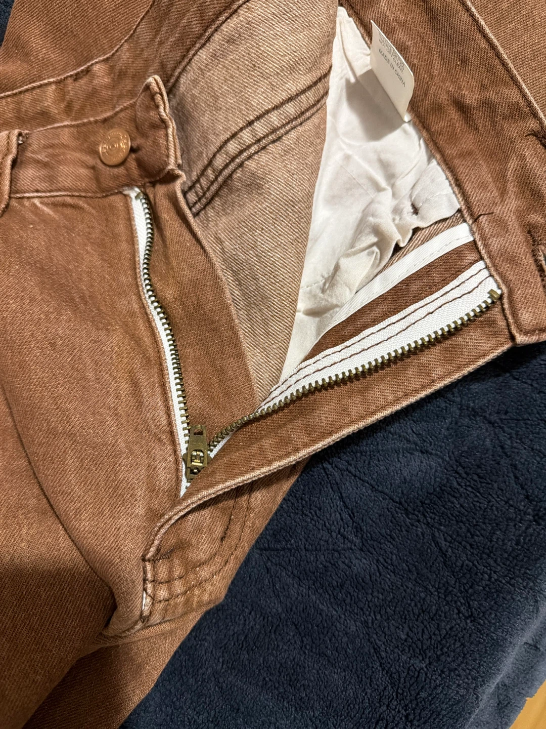 SHEIN Brown Denim Jeans - photo 4