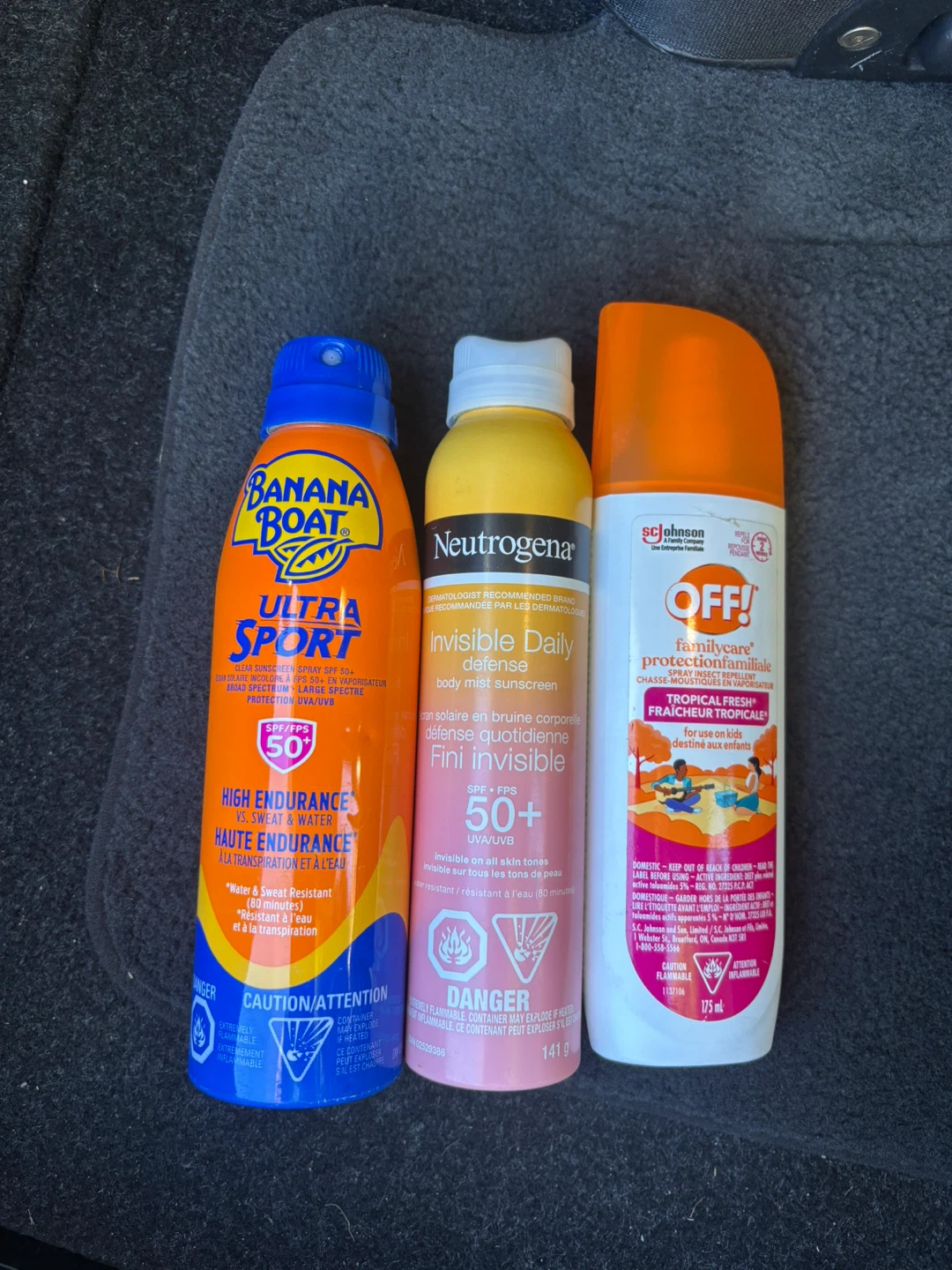Sunscreen and Insect Repellent Spray Bundle
