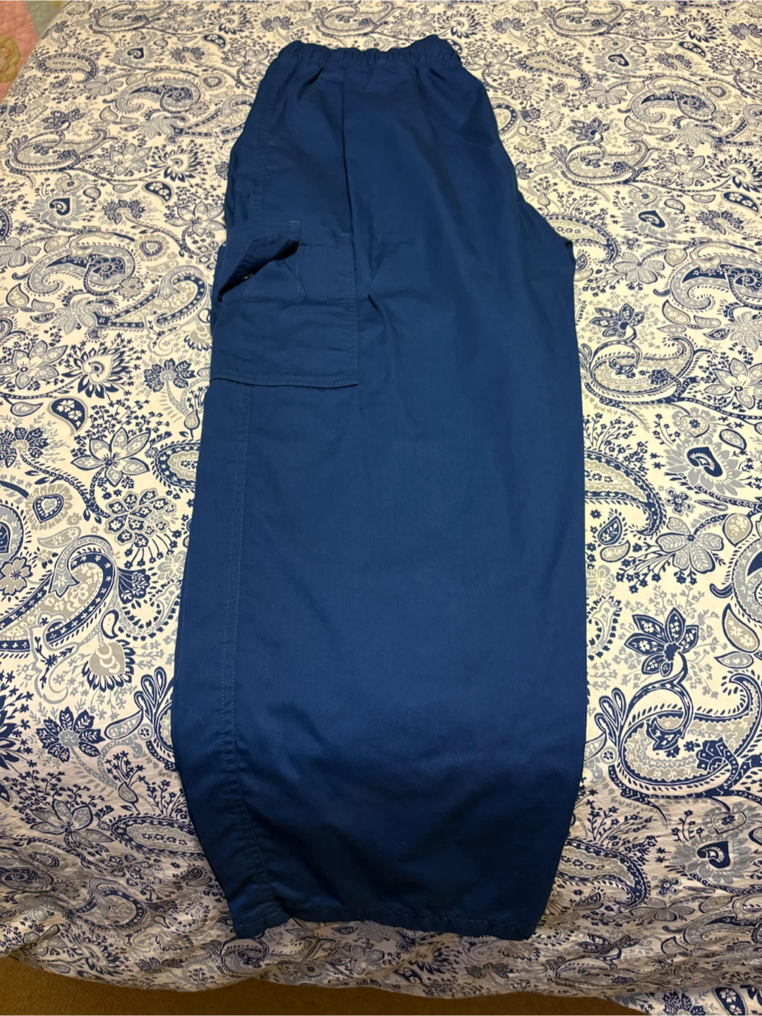 Blue and black scrub set size XL - photo 2