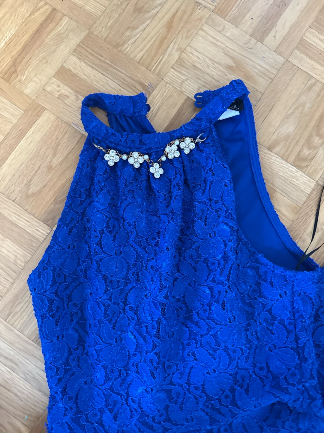 Kimcine Royal Blue Lace Dress - Medium - photo 2