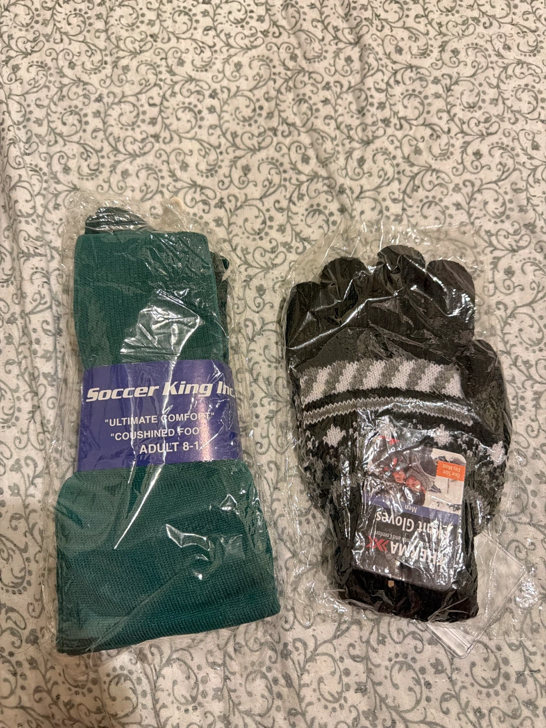Soccer King Socks and Therma Knit Gloves