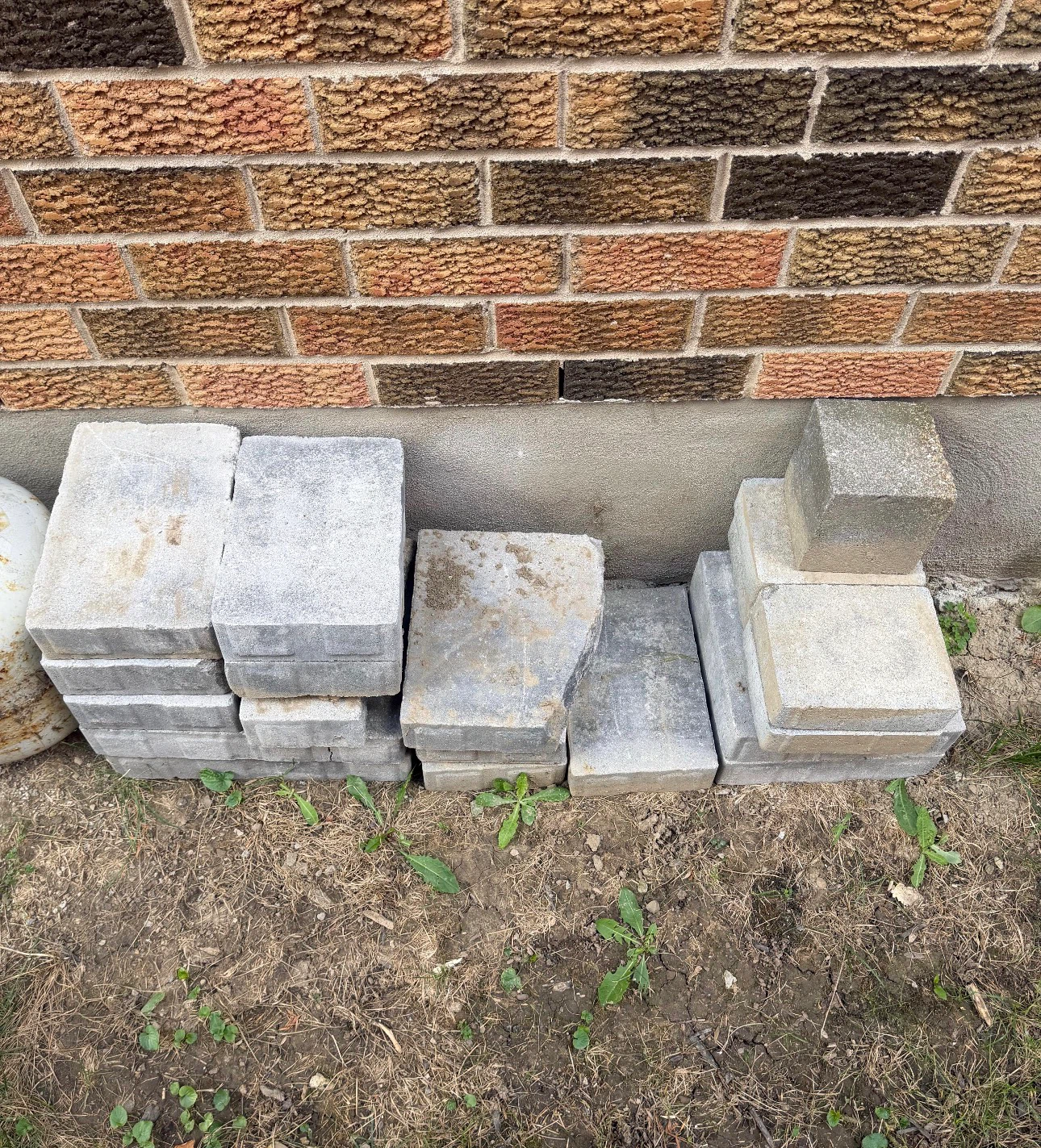 FREE Assorted Concrete Patio Pavers