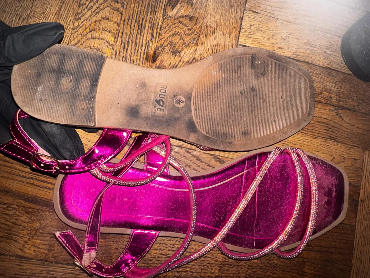 Rouge Helium Pink Sandals Size 8 - photo 2