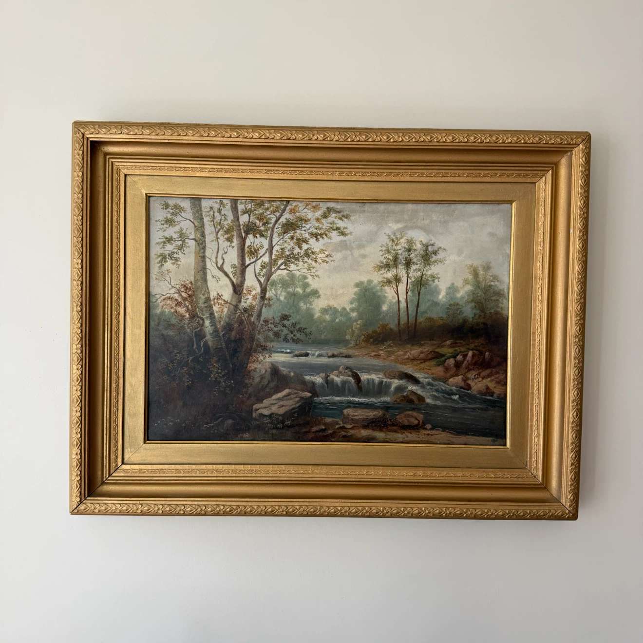 Victorian era British school landscape oil painting - photo 2