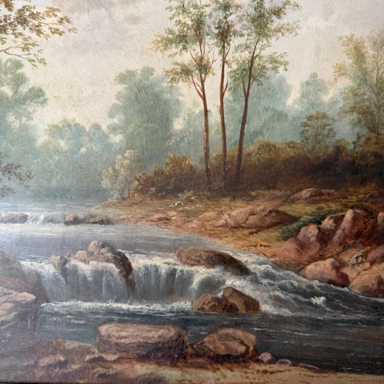 Victorian era British school landscape oil painting - photo 5