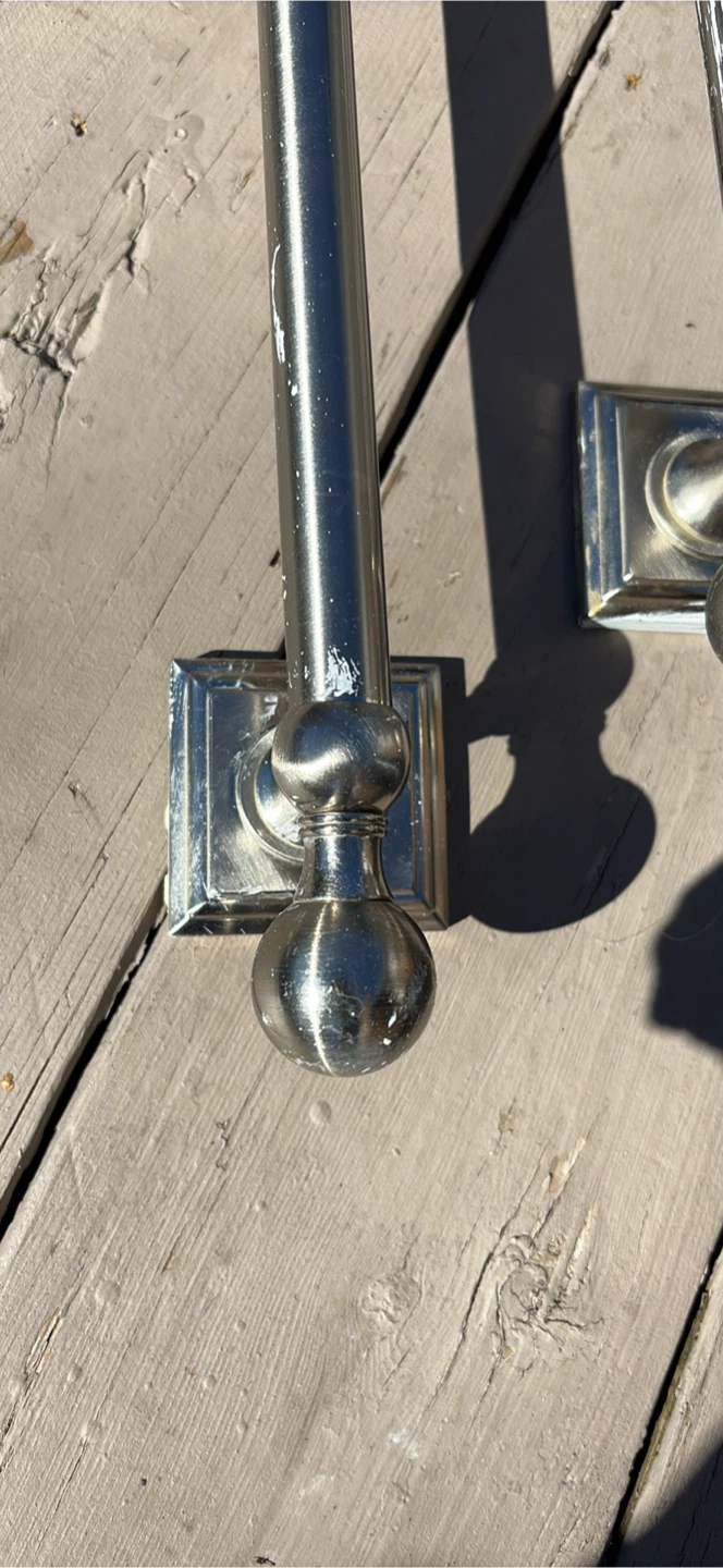Two Metal Towel Bars - photo 2
