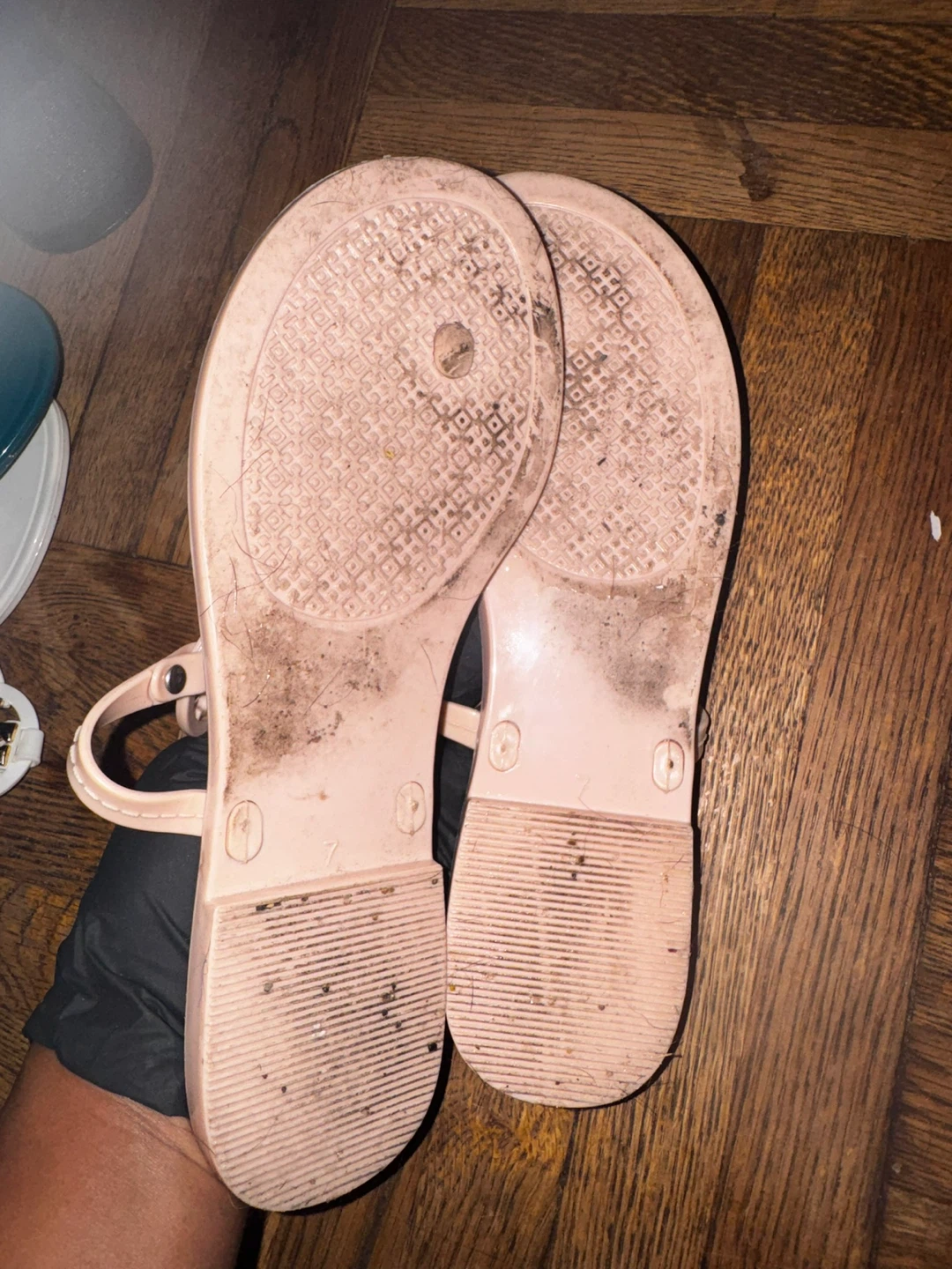 Tory Burch Pink Jelly Sandals Size 7 - photo 2