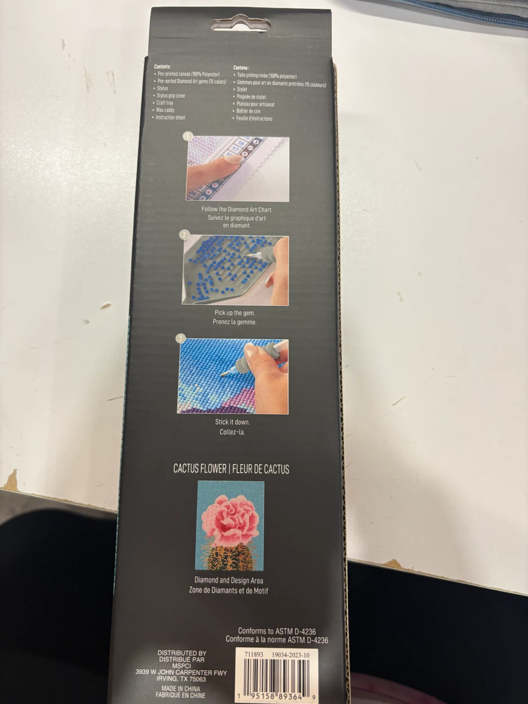 BNIB Make Market Cactus Flower Diamond Art Kit - photo 2