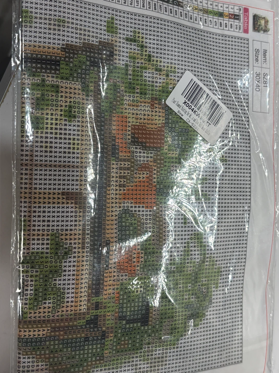 BNIB Diamond Painting Kit - Plant Design
