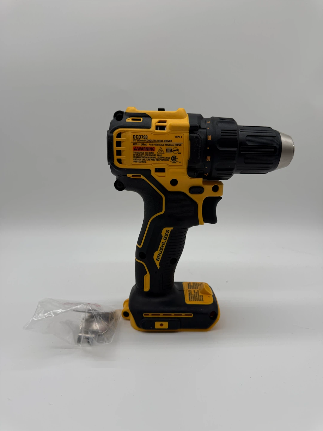 DEWALT DCD793 20V MAX Compact Brushless 1/2-in Drill/Driver - photo 2
