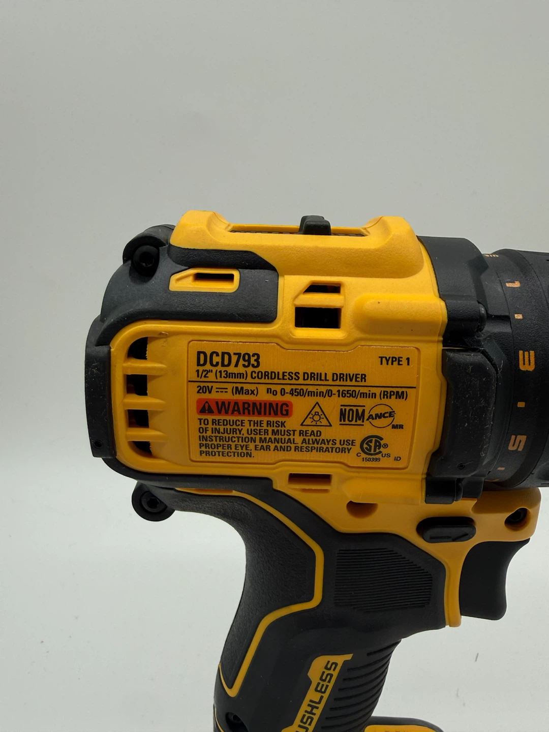 DEWALT DCD793 20V MAX Compact Brushless 1/2-in Drill/Driver - photo 3