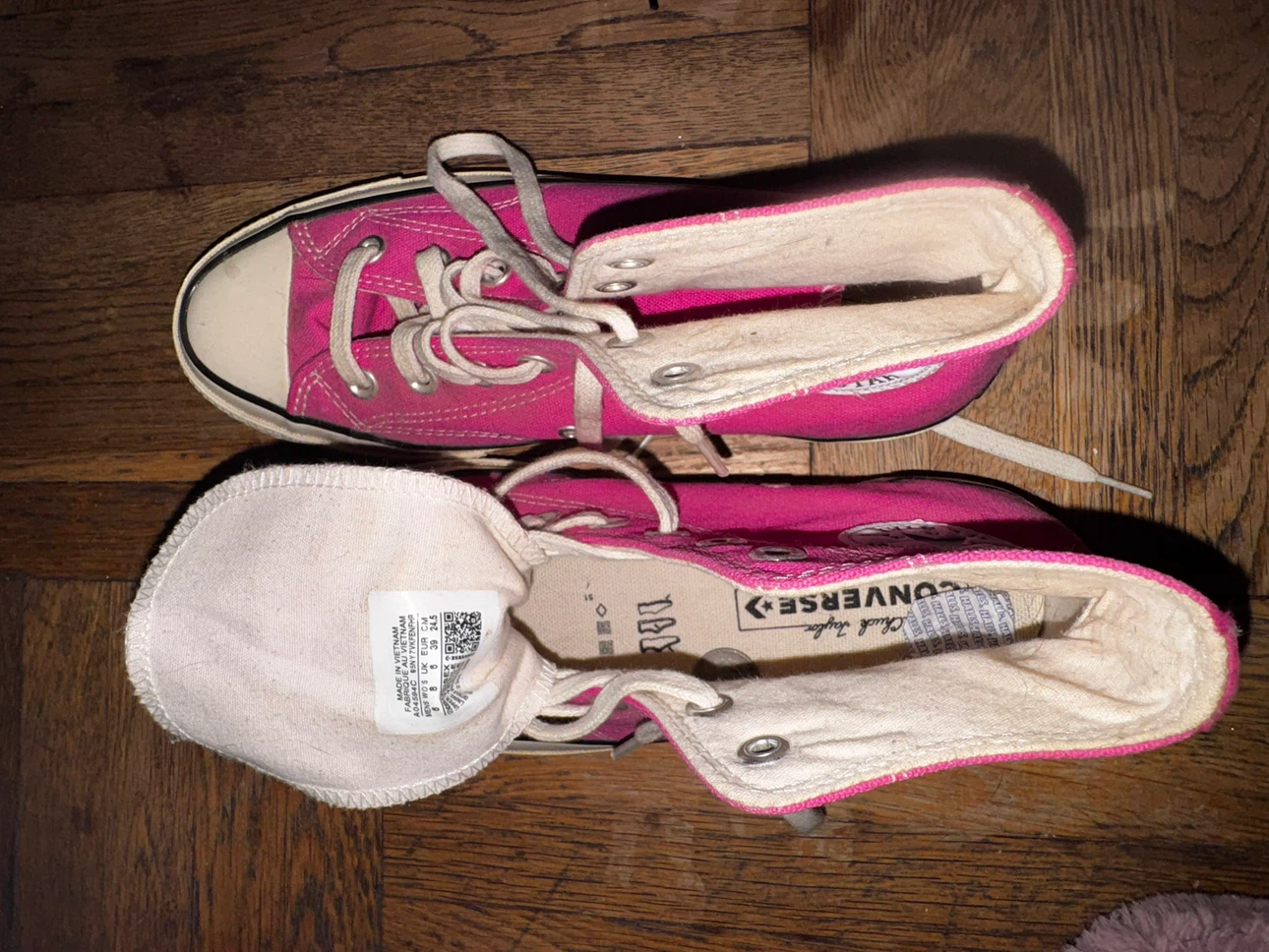 Converse Chuck 70 High Top Pink Sneakers - photo 4