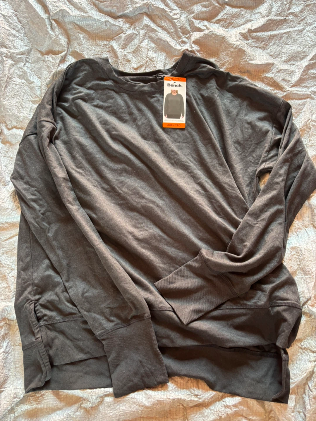 Bench Long Sleeve Top - Dark Grey - XXL