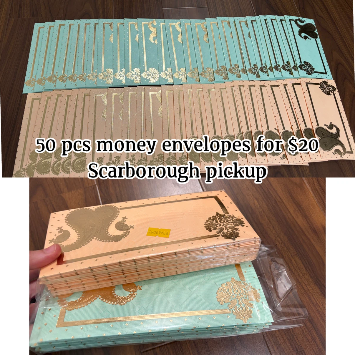 50 Decorative Money Envelopes for $20