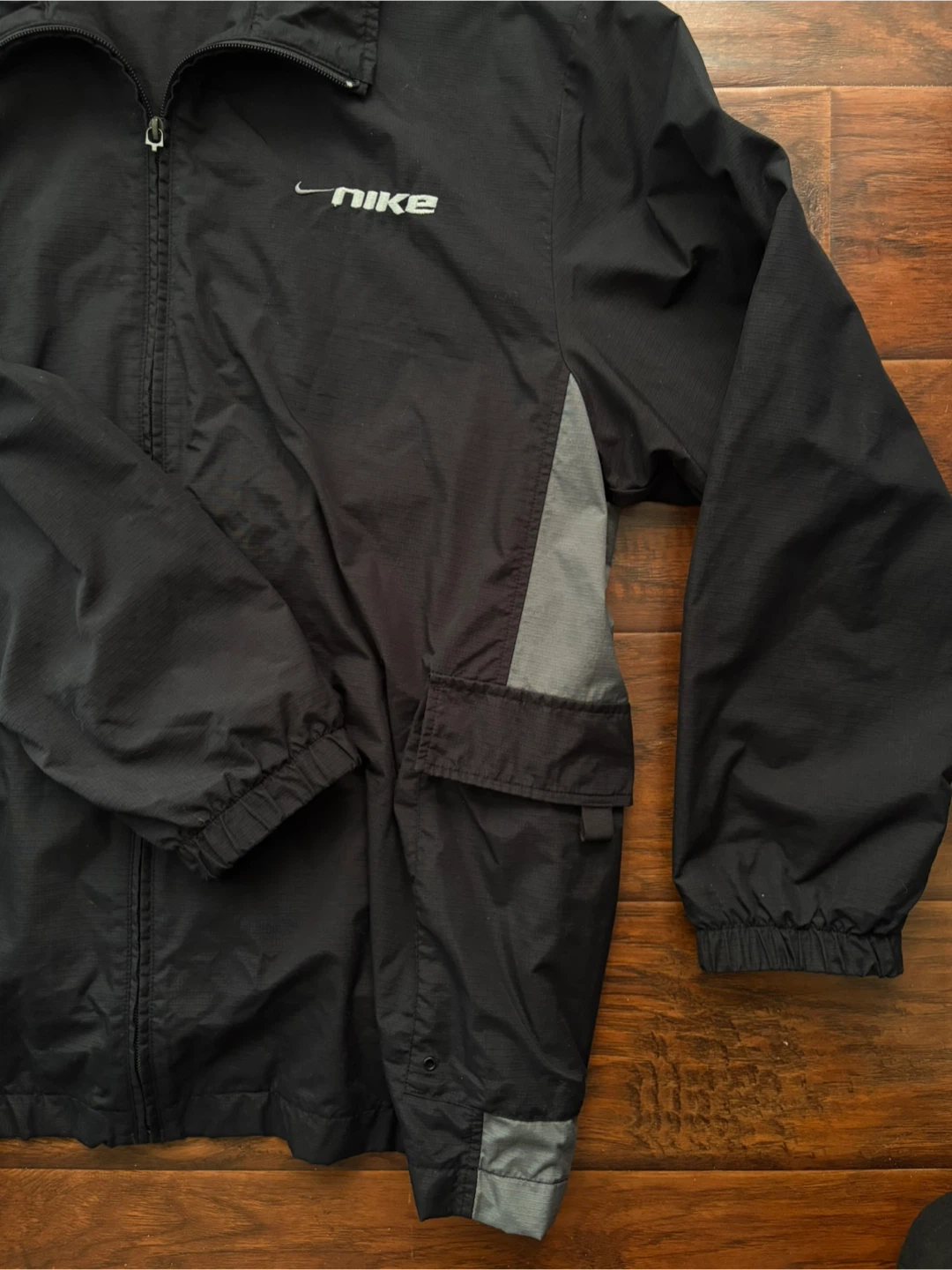 Vintage Nike y2k windbreak jacket L mini swoosh air - photo 4