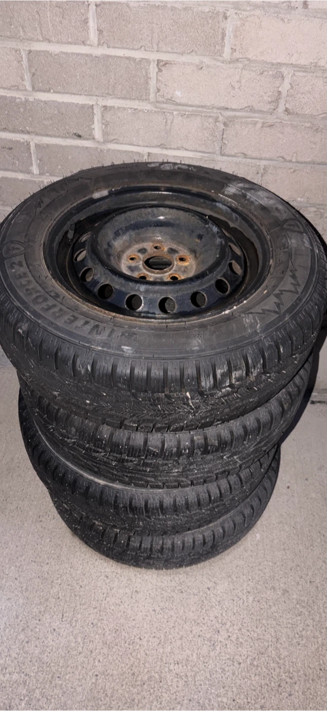 4 Firestone Winterforce 4 Winter Tires with Rims