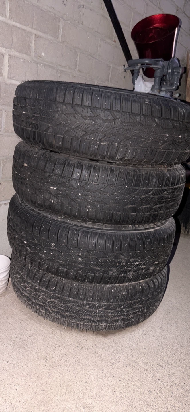 4 Firestone Winterforce 4 Winter Tires with Rims - photo 4