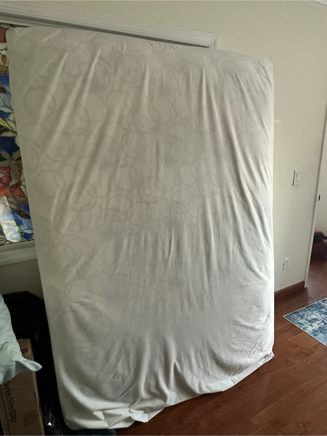 Full Size Mattress with Protective Cover