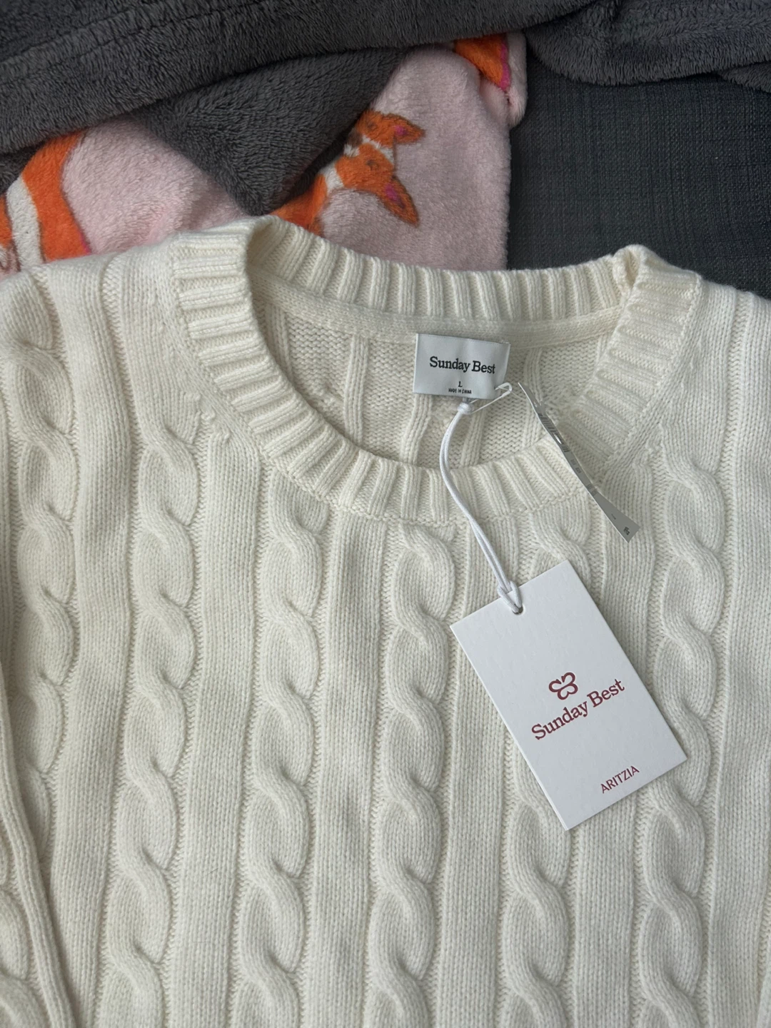 Sunday Best Aritzia Cable Knit Sweater - photo 2