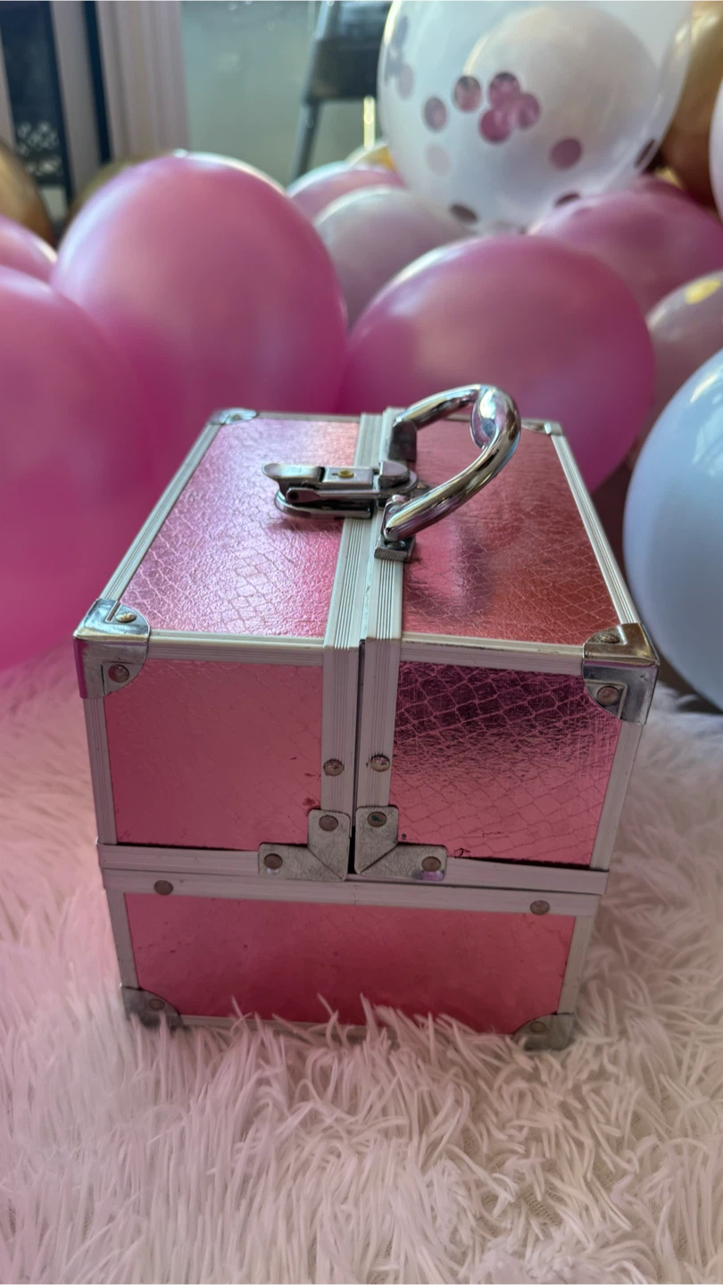Pink Makeup Train Case - photo 2