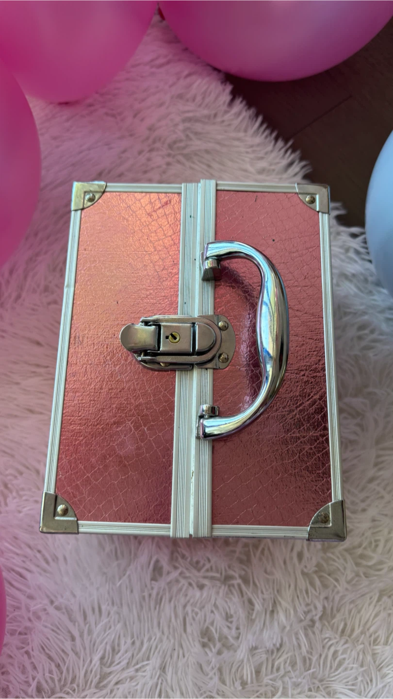 Pink Makeup Train Case - photo 3
