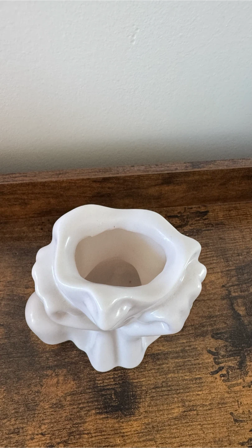 Abstract White Ceramic Decor Set - photo 3