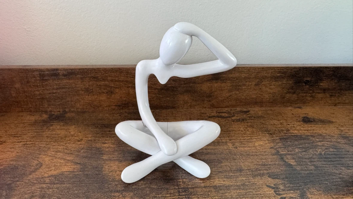 Abstract White Ceramic Decor Set - photo 4