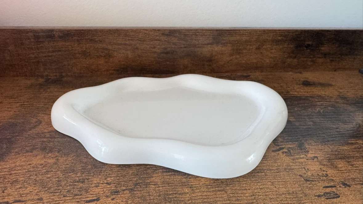 Abstract White Ceramic Decor Set - photo 5